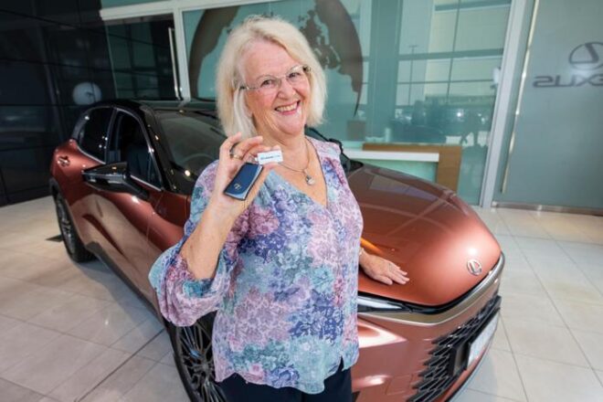 Telethon Lexus winner from Mosman Park says she’s ‘never won anything before’