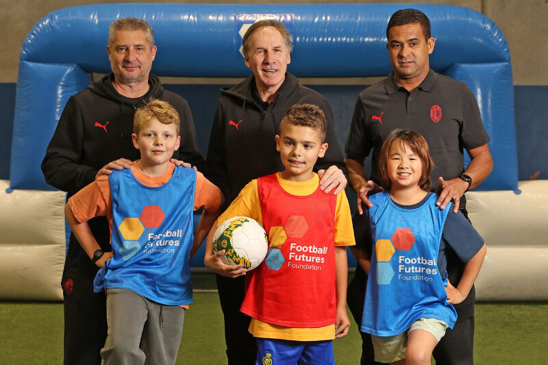 Telethon champions meet AC Milan legends including Franco Baresi